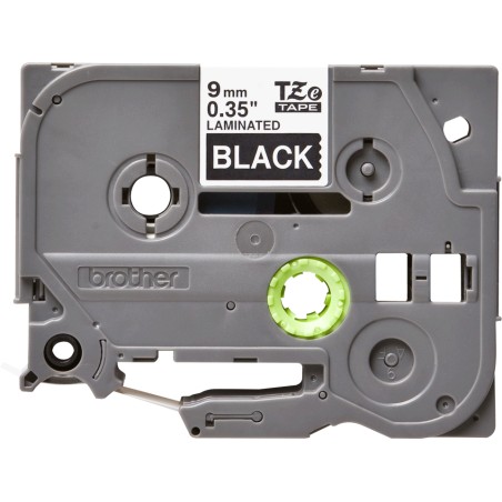 Brother TZE325 9MM WHITE ON BLACK TAPE